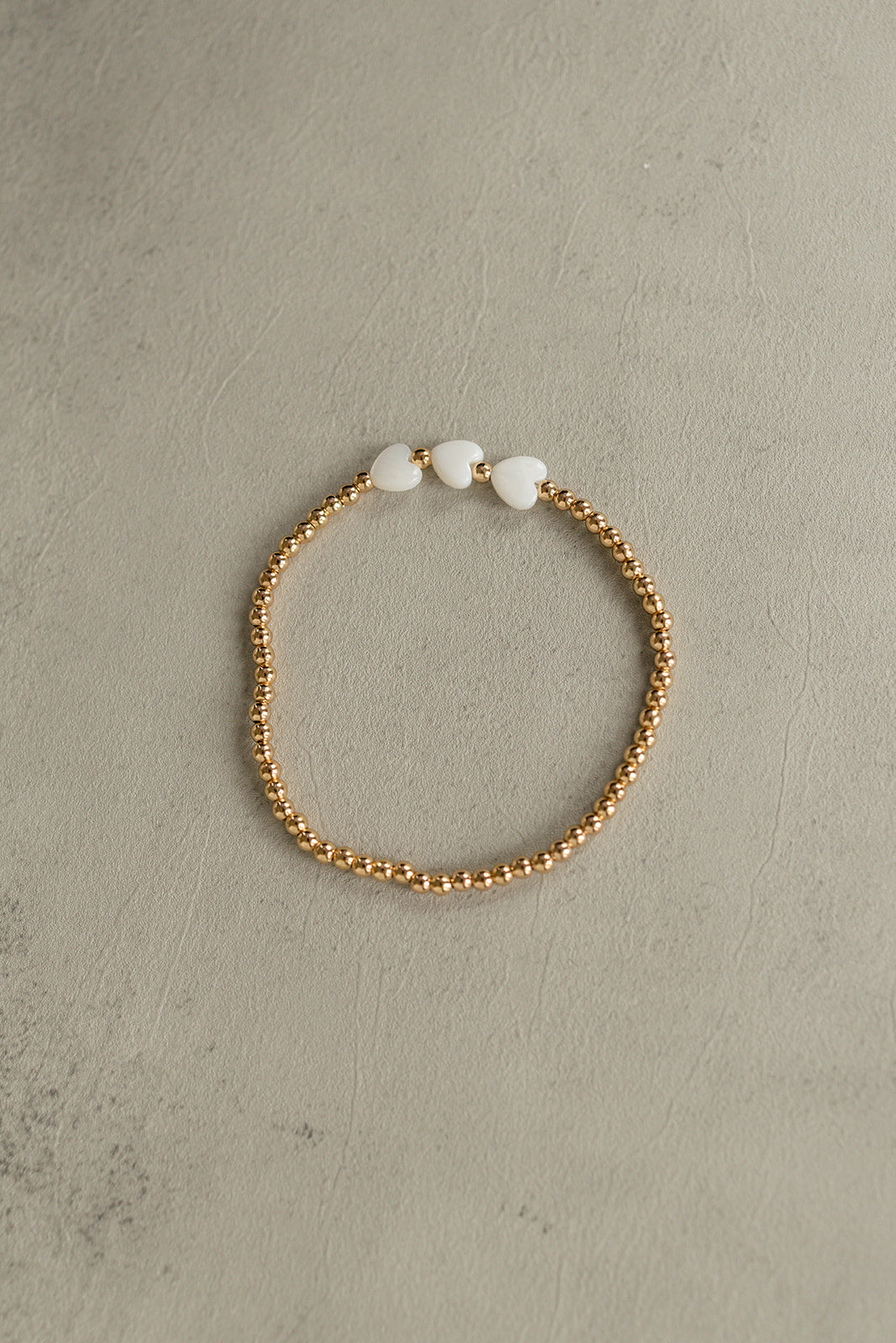 Golden Triple Heart Bracelet