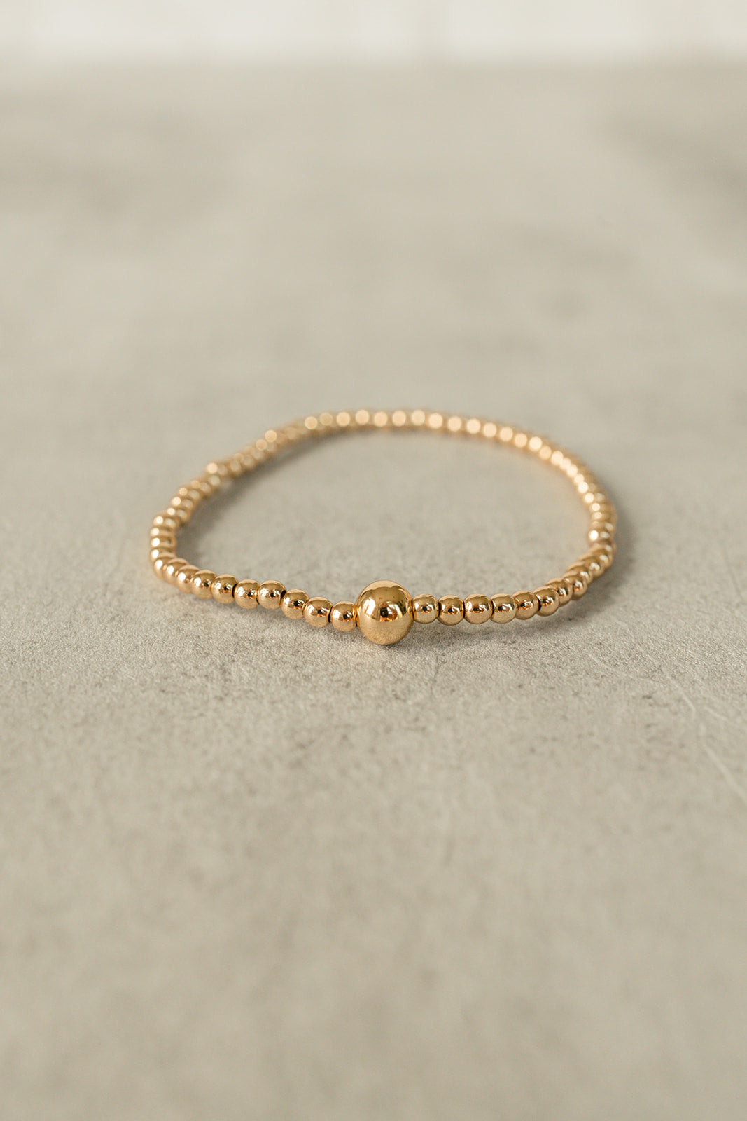 Gold Beaded Bracelet