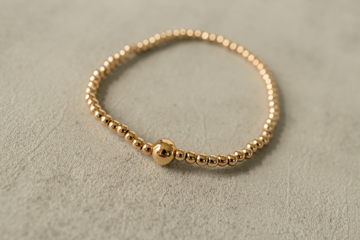Gold Beaded Bracelet