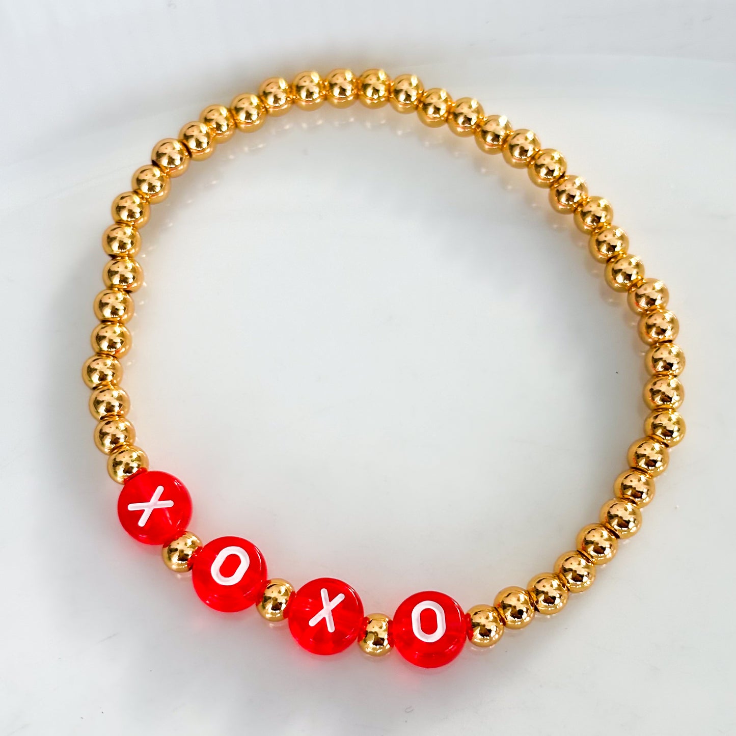 XOXO Beaded Bracelet
