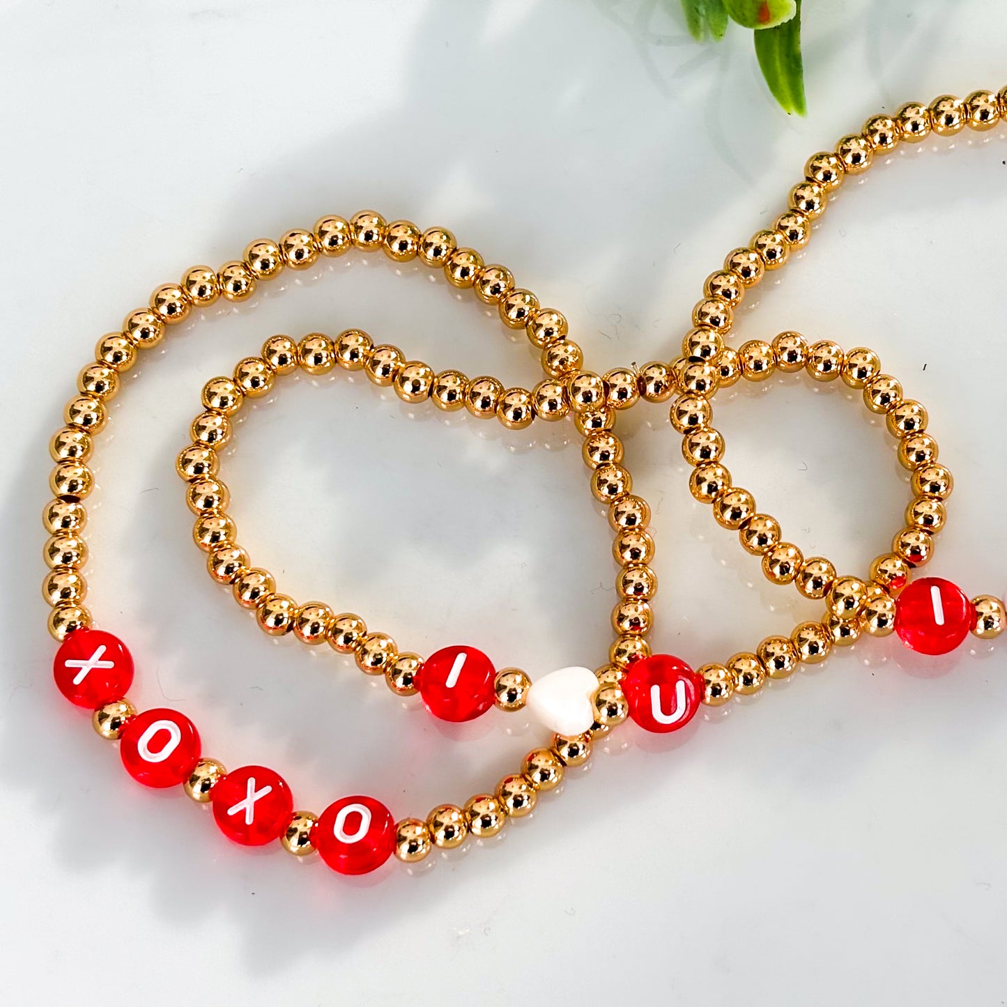 XOXO Beaded Bracelet