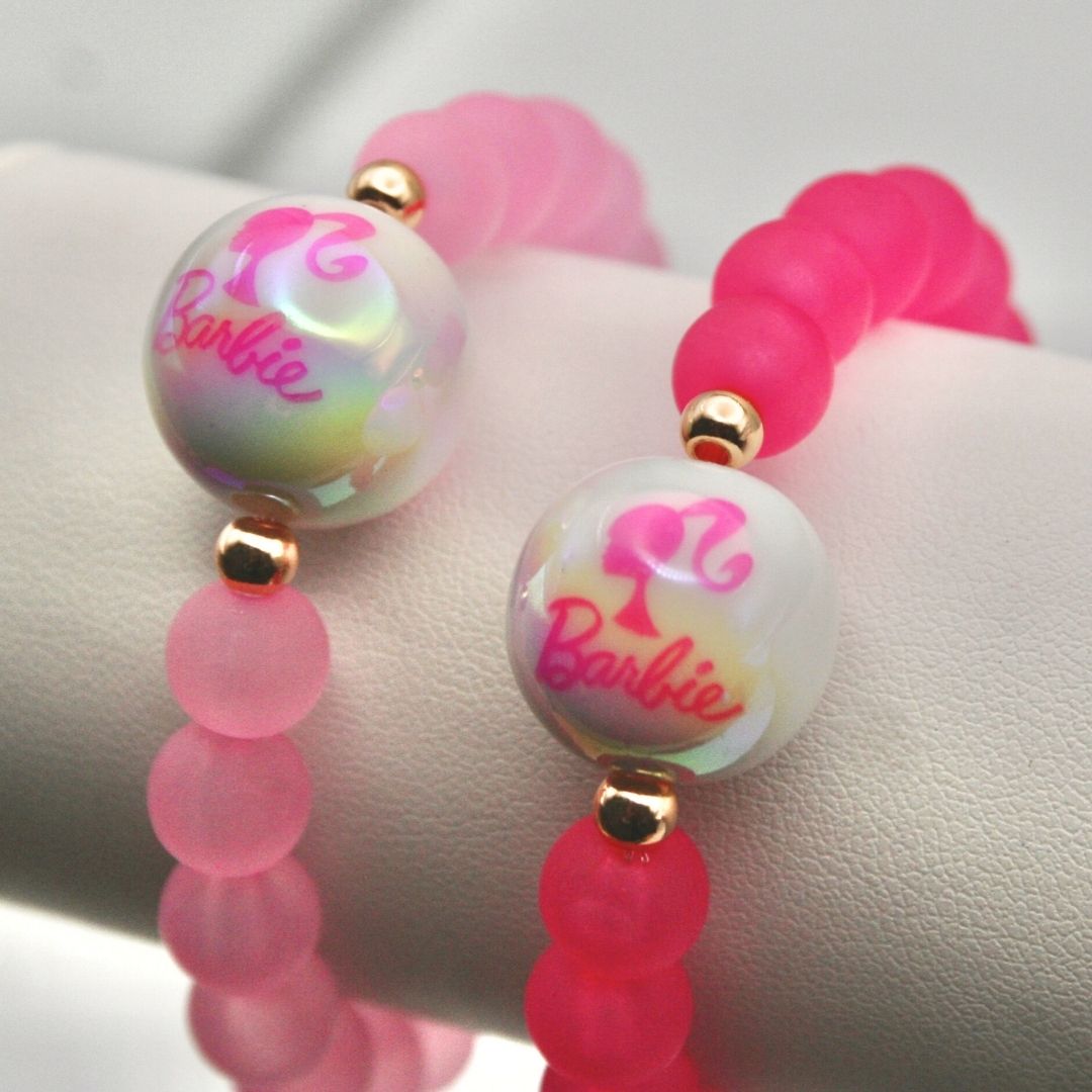 Pretty in Pink Barbie Kids Bracelet