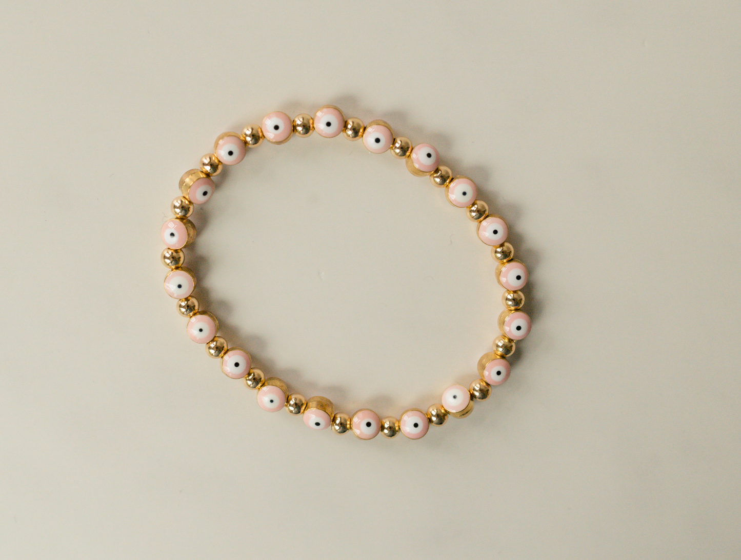 Gold Evil Eyes Bracelet