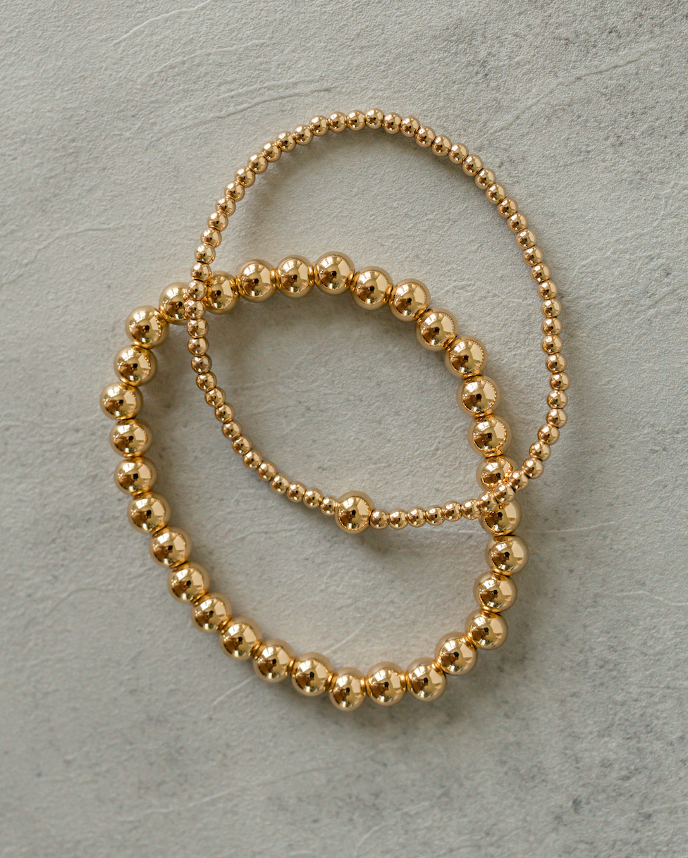 Gold Beaded Bracelet