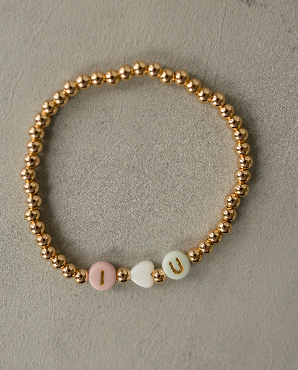 I <3 You Beaded Bracelet