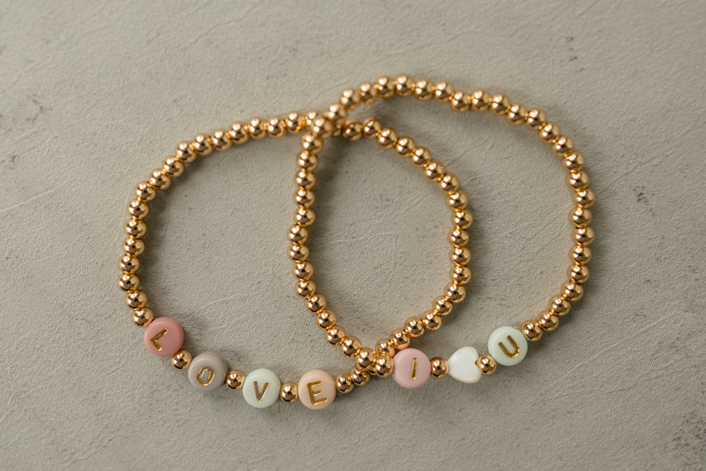 I <3 You Beaded Bracelet