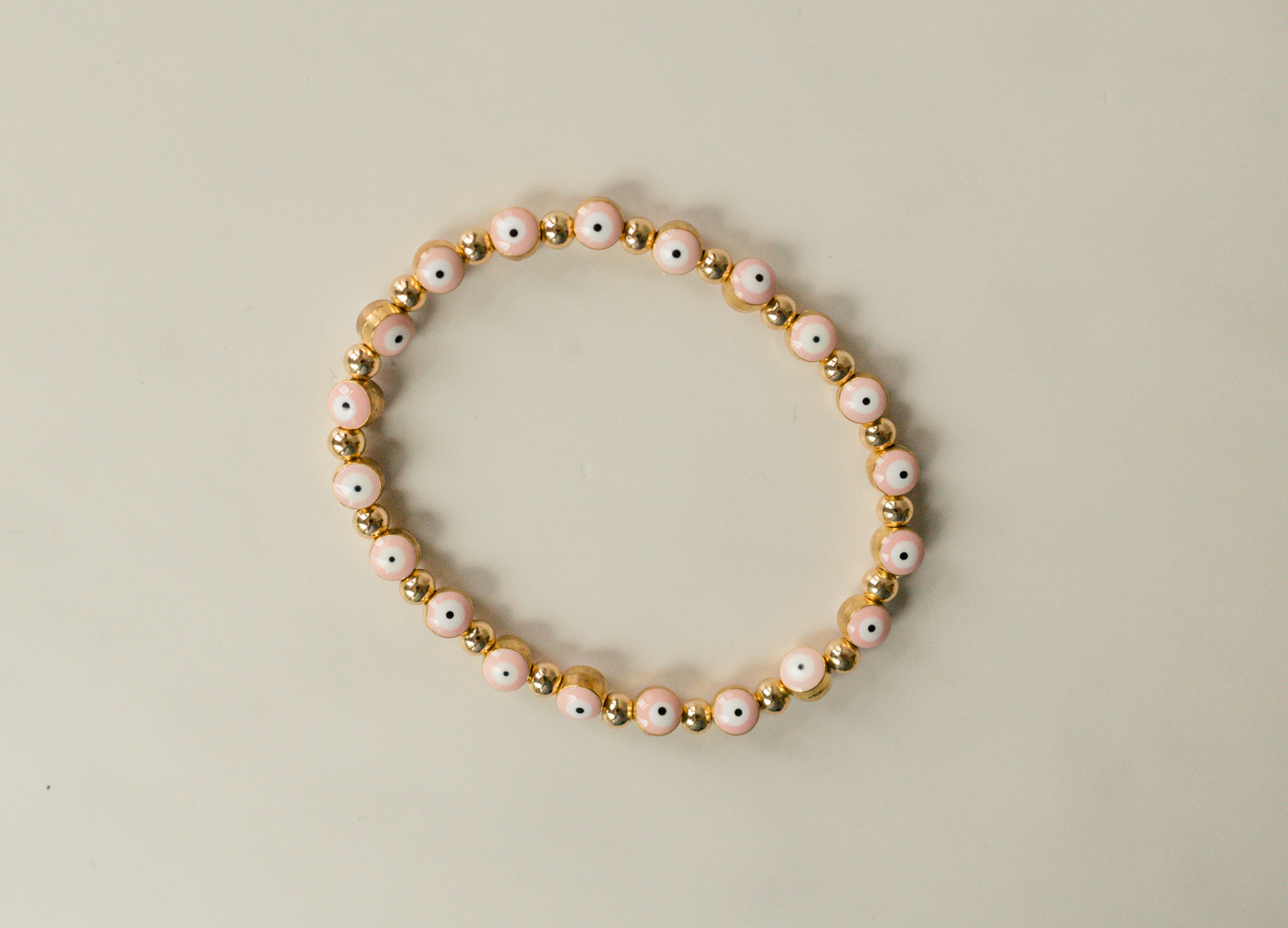 Gold Evil Eyes Bracelet