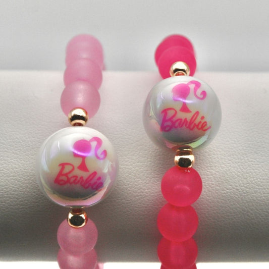 Pretty in Pink Barbie Kids Bracelet