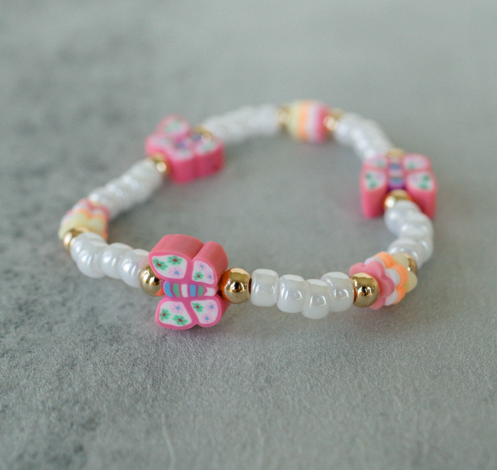 Blooming Butterfly Kids Bracelet