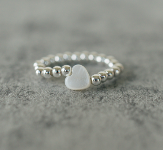 Heart of Silver Ring
