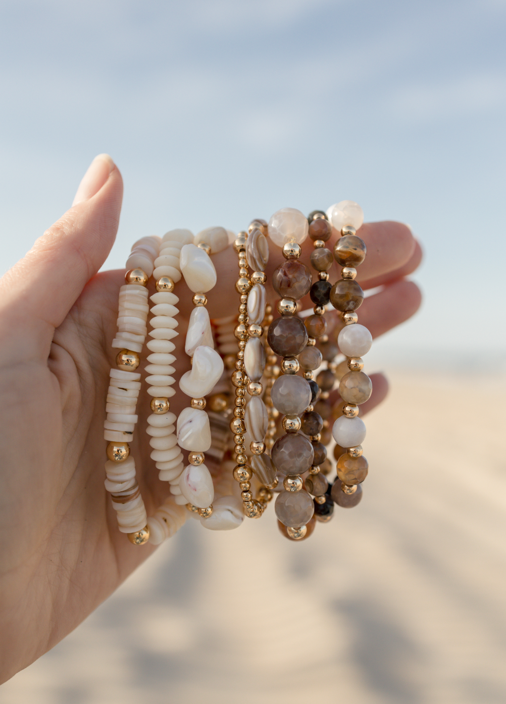 Golden Elegance Shell Bracelet