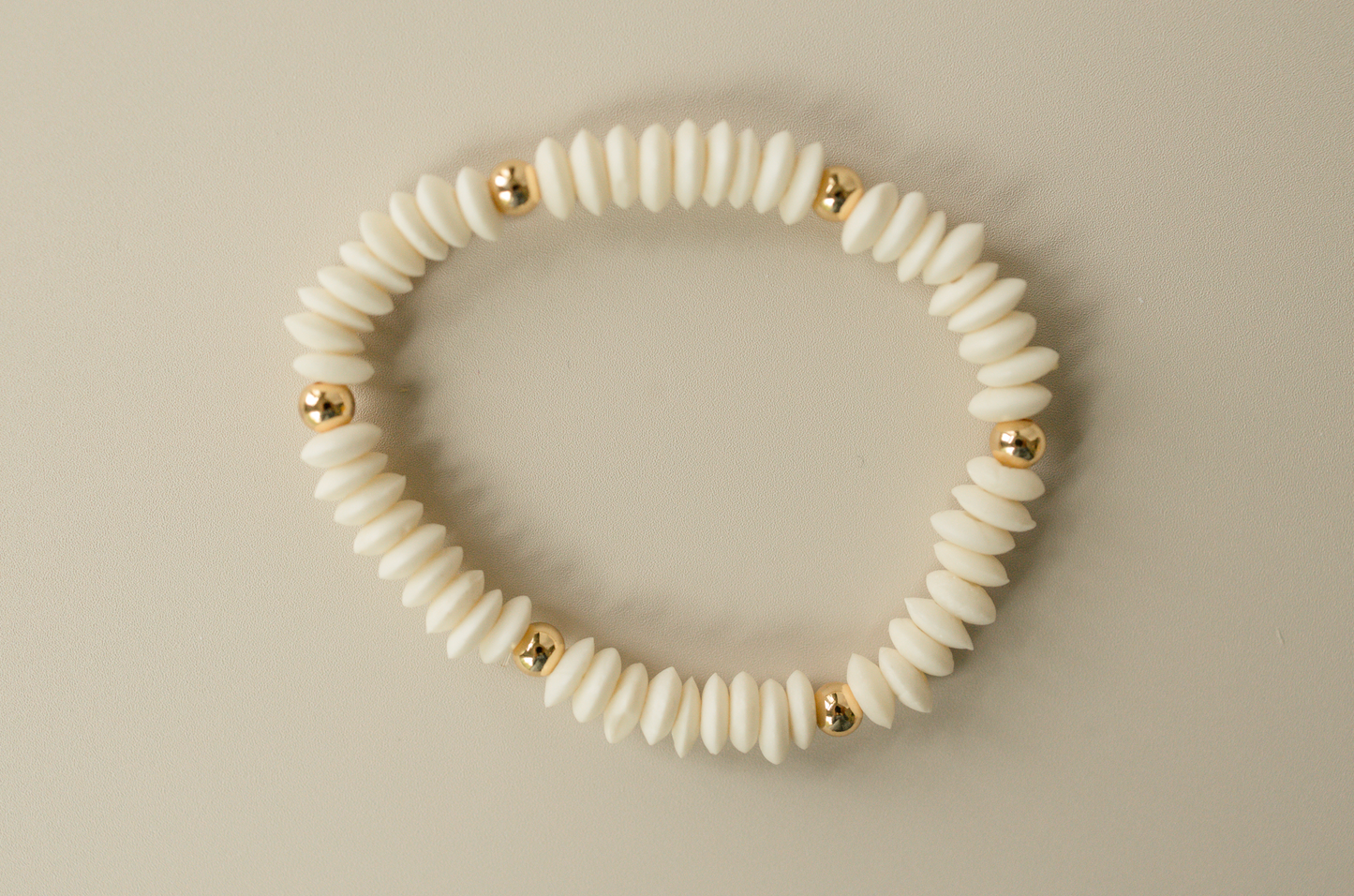 Golden Seascape Shell Bracelet