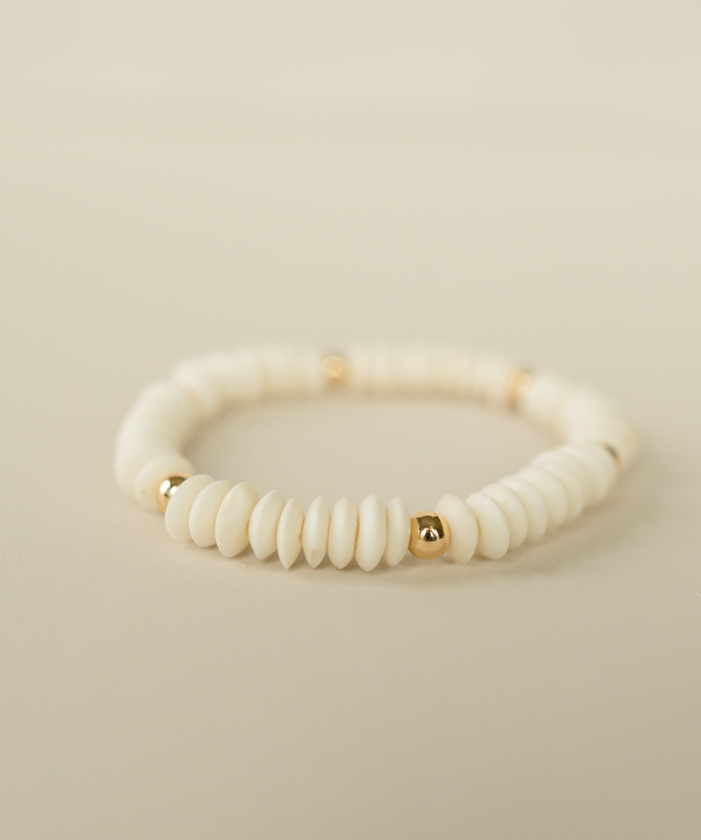 Golden Seascape Shell Bracelet